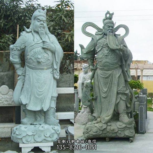 寺廟景區大型佛像景觀石雕關公雕塑（4）