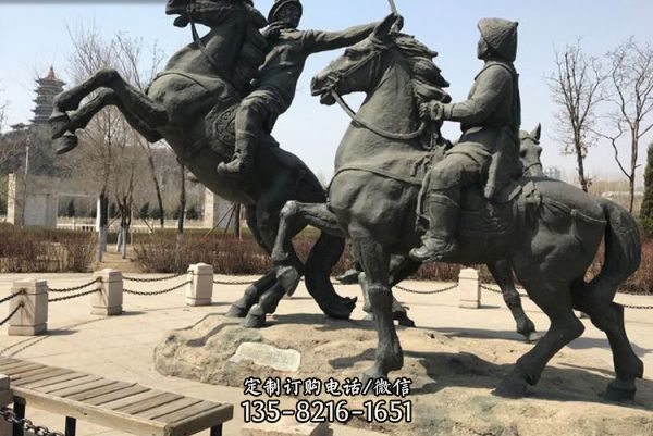  戶外廣場鑄銅古代歷史名人雕塑擺件（1）
