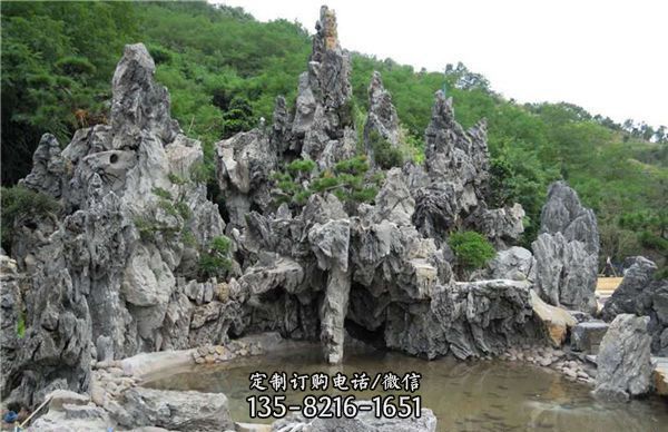 純天然庭院假山石 綠化公園環境太湖石雕塑（2）