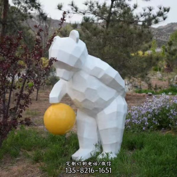 玻璃鋼卡通抽象動物景觀裝飾雕塑（6）