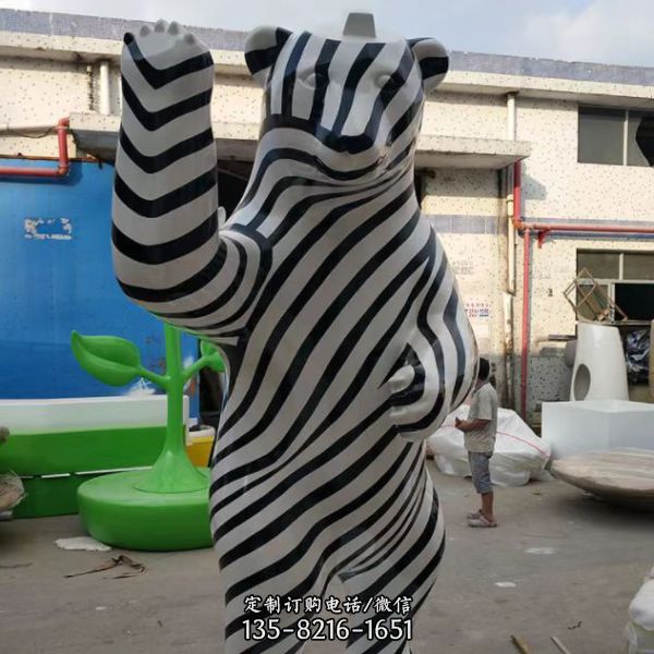 玻璃鋼卡通抽象動物景觀裝飾雕塑（3）