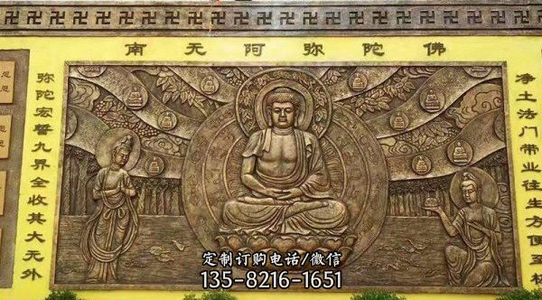 玻璃鋼仿銅浮雕背景墻設(shè)計(jì)制作廠家定做（4）