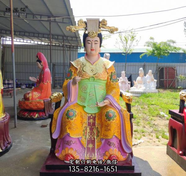 景區寺廟供奉佛像十二老母雕塑（5）