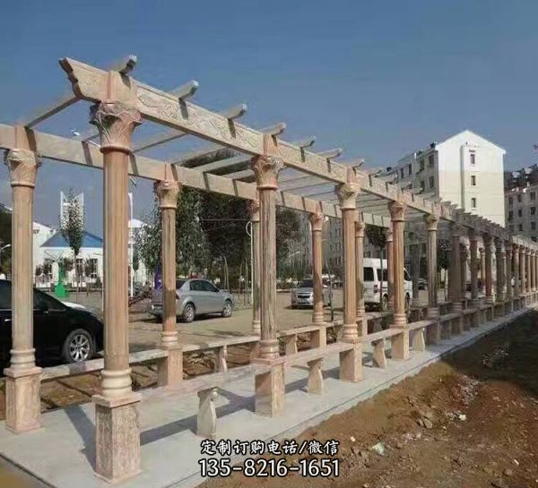 石雕涼亭公園小區(qū)景觀雕塑（2）