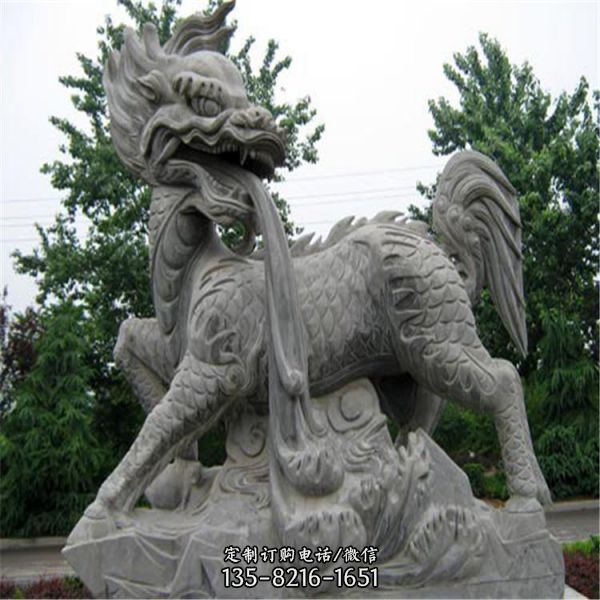 漢白玉石雕戶外大型動物雕塑（2）