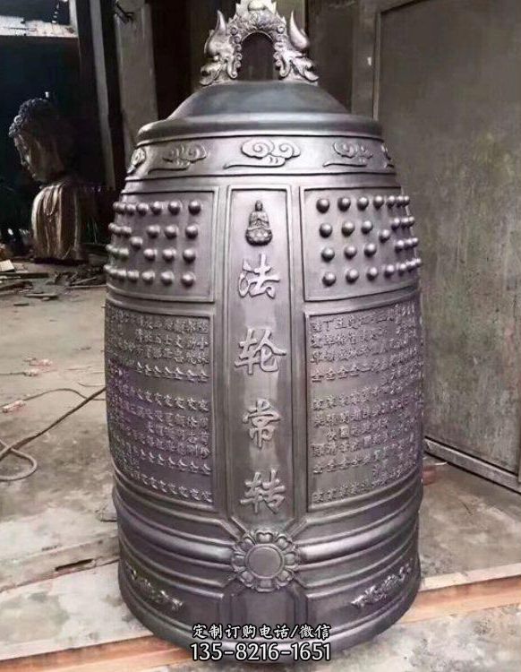 寺廟銅鐘雕塑定做大型擺件（5）