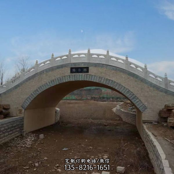 仿古建筑石雕欄板漢白玉石欄桿雕塑（2）