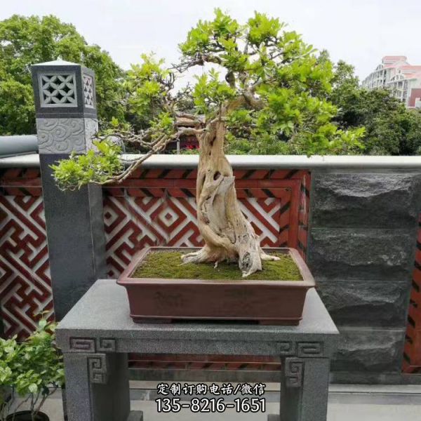 庭院中式青石仿古花架石雕擺件（2）