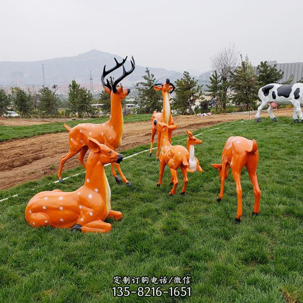 玻璃鋼仿真動物雕塑 園林景觀小品（4）