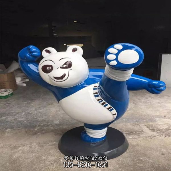 街頭公園玻璃鋼卡通烤漆動物雕塑（1）