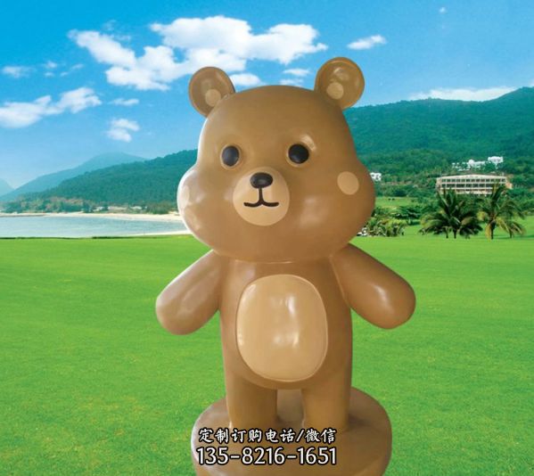 戶外廣場大型玻璃鋼卡通彩繪園林景觀雕塑（3）