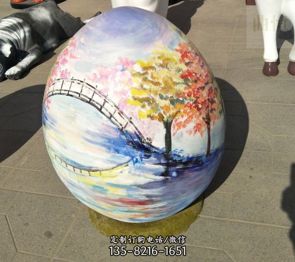 戶外廣場大型玻璃鋼卡通彩繪園林景觀雕塑（4）