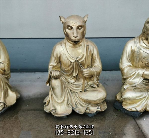 銅雕定制純銅十二生肖動物銅雕塑（4）