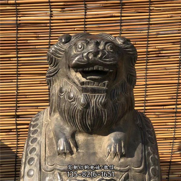 庭院門口青石做舊石墩鎮宅招財擺件（3）