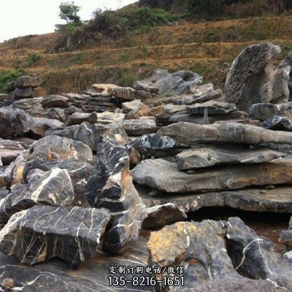 公園大型天然假山流水造型雕塑（4）