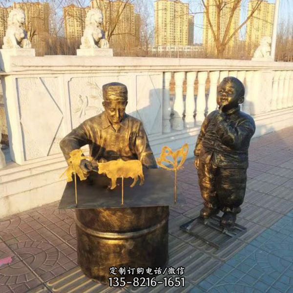 玻璃鋼民俗文化人物雕塑（2）