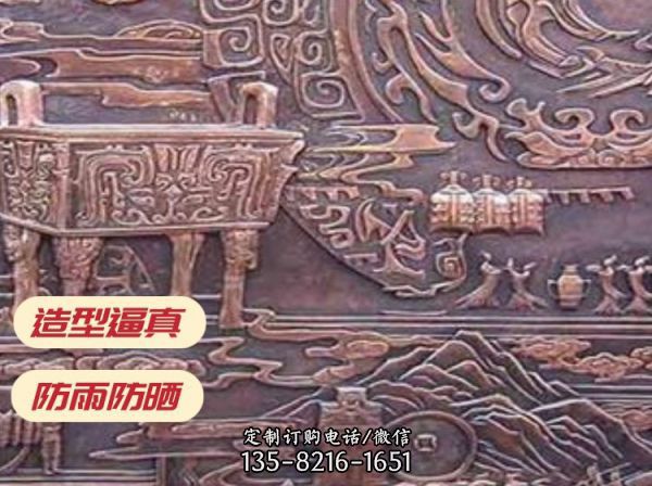 景區酒店裝飾中式鍛銅浮雕壁畫雕塑（2）