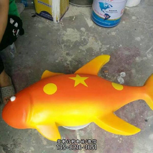 海洋公園玻璃鋼仿真動物魚雕塑定做 （2）