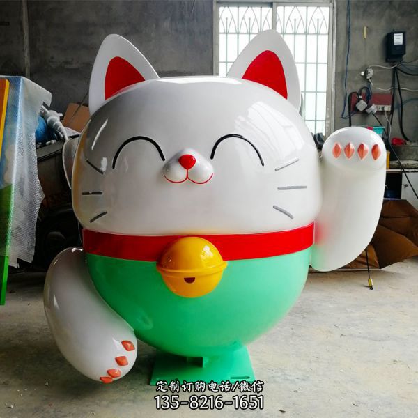 商場品牌IP玻璃鋼卡通雕塑模型 （4）