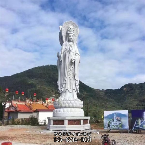 景區廣場擺放大理石人物雕像（5）