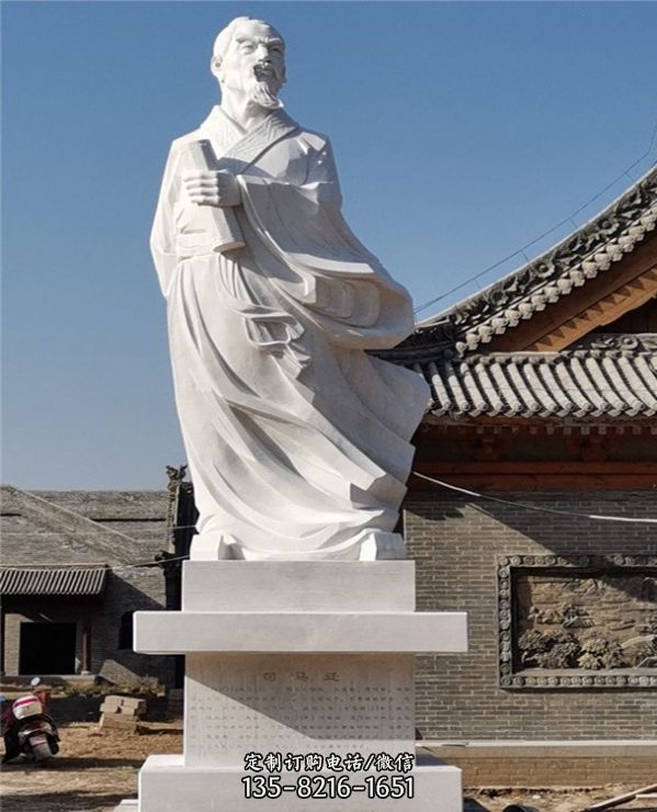 景區廣場擺放大理石人物雕像（3）