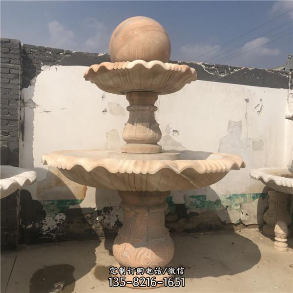 石雕噴泉 門口大型歐式噴泉雕塑（5）