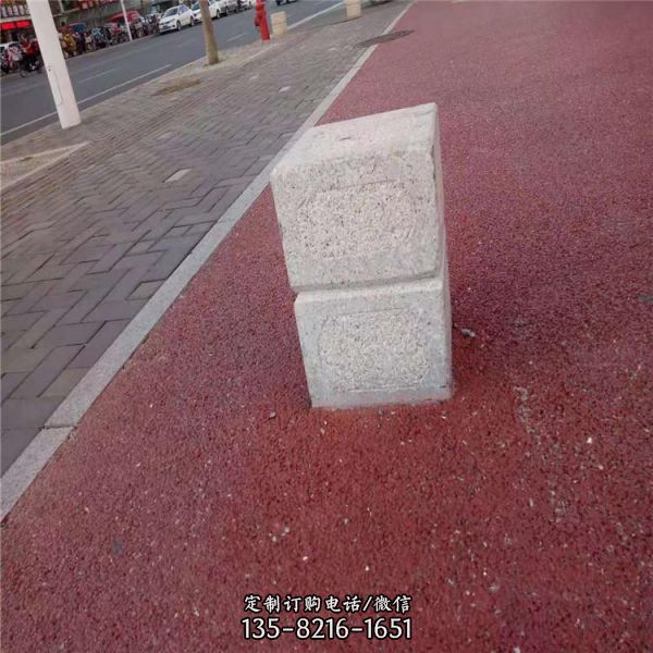 花崗巖擋車圓柱人行道廣場路障石墩（1）
