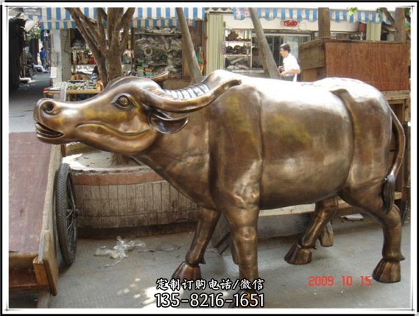 廣場華爾街牛仿銅動物雕塑（1）