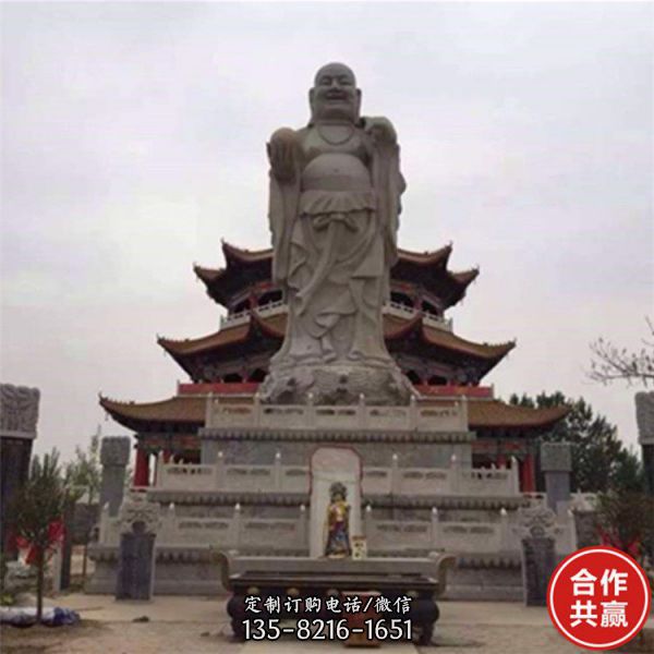 景區寺院戶外擺放青石花崗巖佛像雕塑（2）
