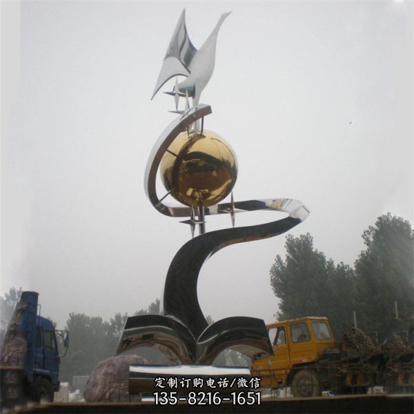  校園不銹鋼景觀雕塑（3）
