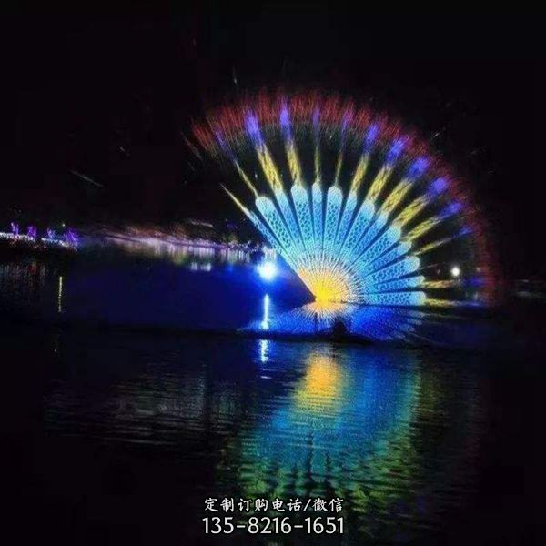 公園波光水幕投影水簾噴泉 景觀雕塑（2）