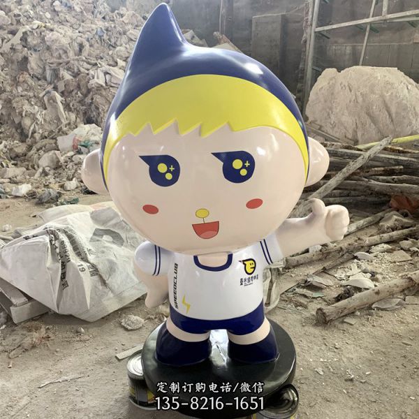 公園商場裝飾玻璃鋼卡通公仔造型雕塑擺件（2）
