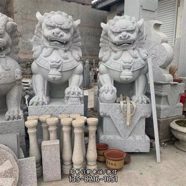 園林大型景觀石雕動物雕塑（5）
