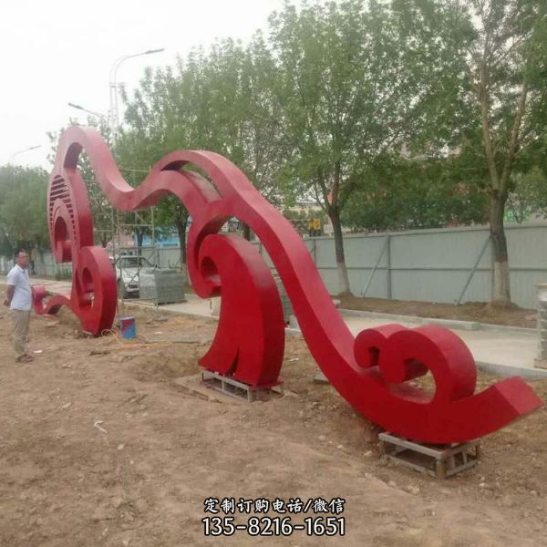 不銹鋼城市廣場標志雕塑擺件 （5）