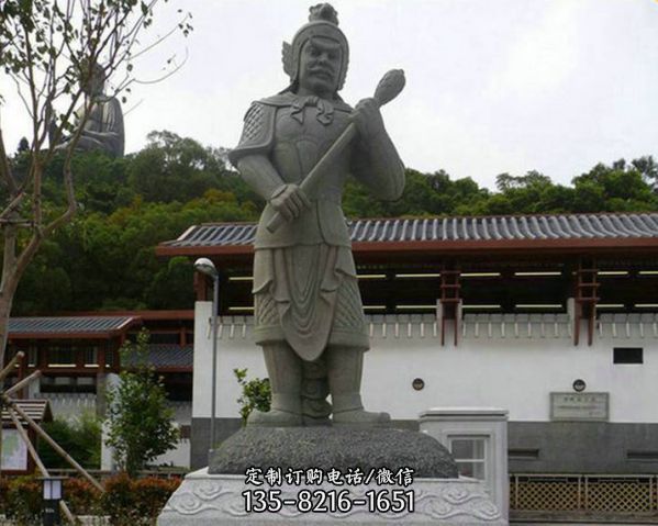 寺廟青石雕刻生肖守護神將雕像（2）