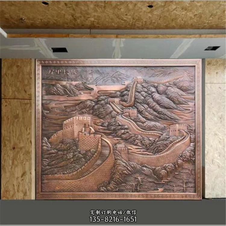 大型鍛銅浮雕 室內(nèi)背景  雕塑（2）