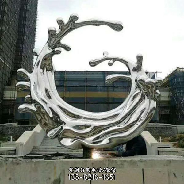 公園街邊不銹鋼抽象景觀裝飾品擺件（1）