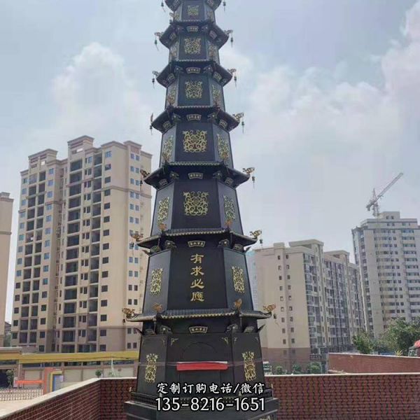 景區寺廟大型佛塔雕塑