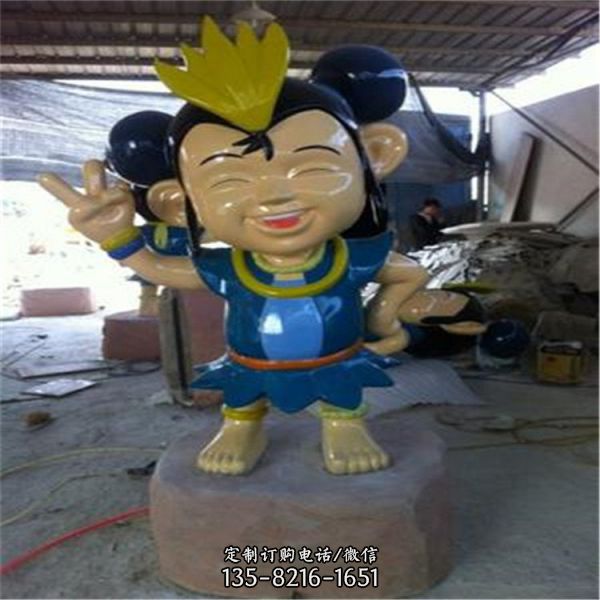 園林草坪擺放玻璃鋼卡通人物雕塑（3）
