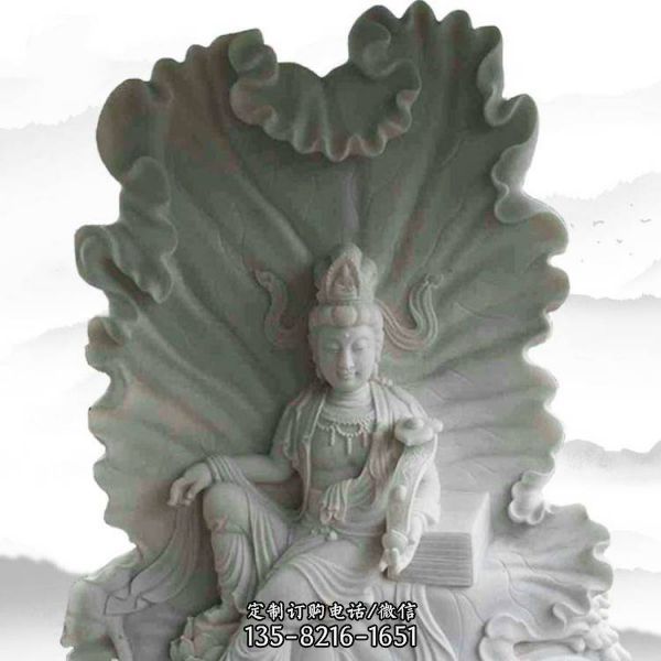寺廟神佛如意石雕滴水觀音雕塑（2）