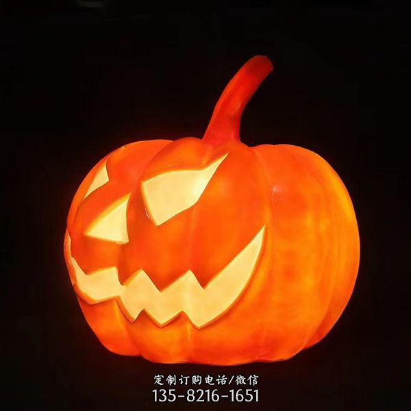 玻璃鋼蔬菜南瓜燈戶外商場美陳雕塑（1）
