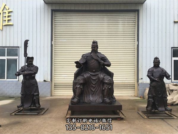 關公雕塑  寺廟景區招財納福（2）
