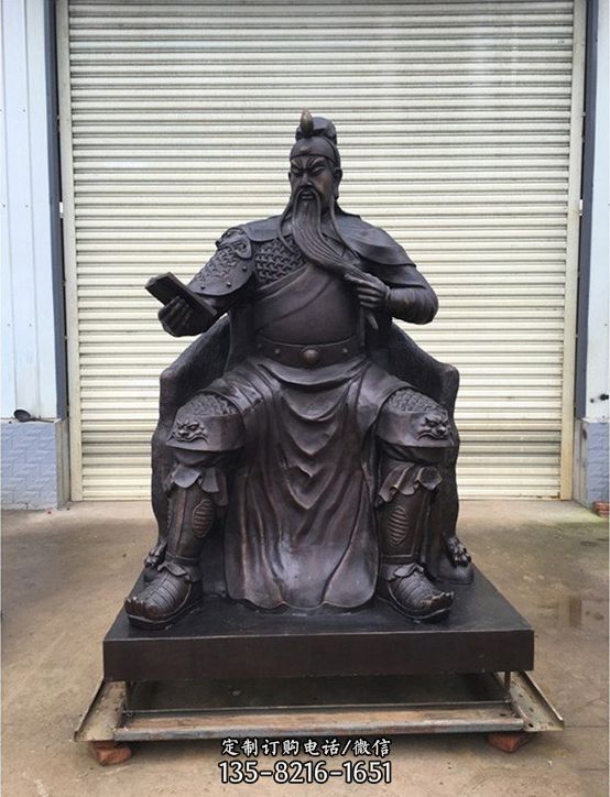 關公雕塑  寺廟景區招財納福（1）