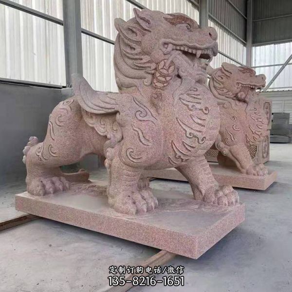 招財神獸大理石石雕貔貅雕塑