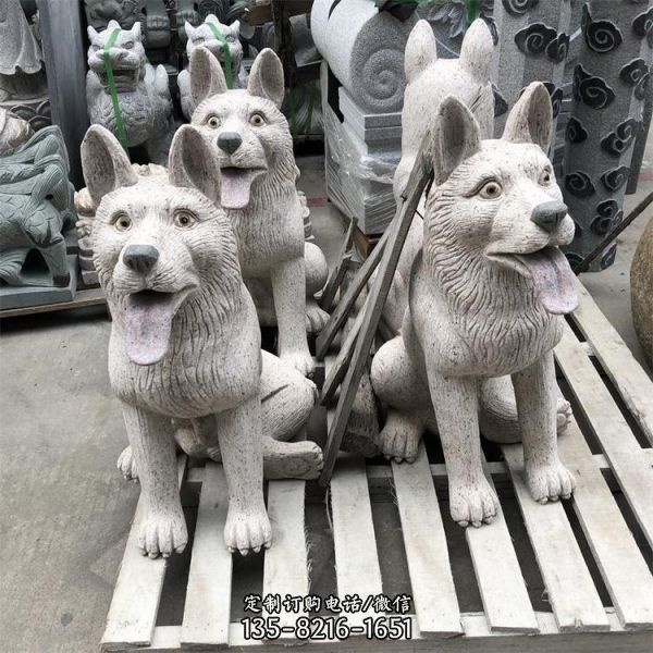 景區(qū)公園擺放大理石雕刻動物工藝品擺件（3）