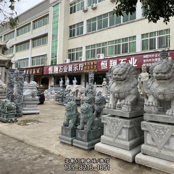 景區(qū)公園擺放大理石雕刻動物工藝品擺件（5）
