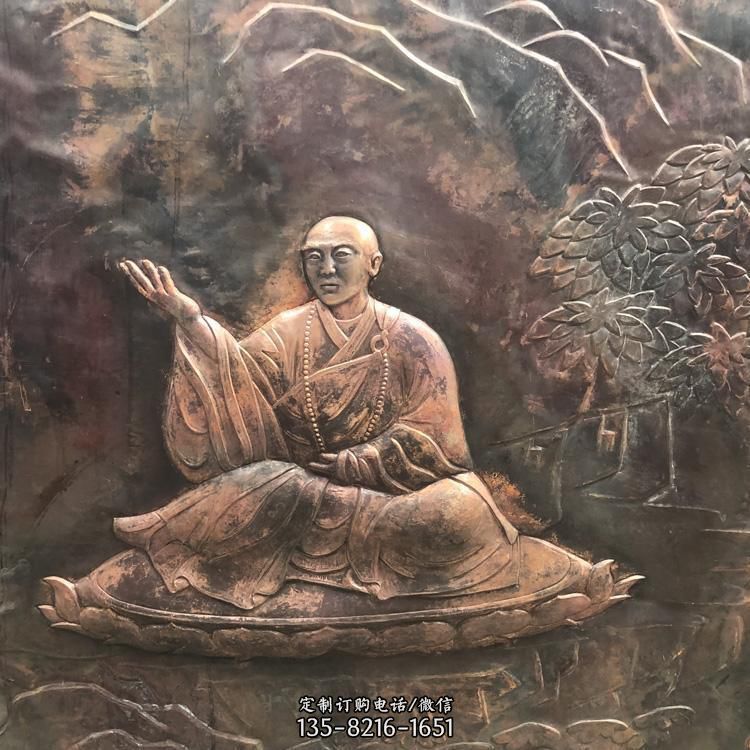 大型寺廟觀音佛像制作 鑄銅鍛銅浮雕壁畫雕塑（1）