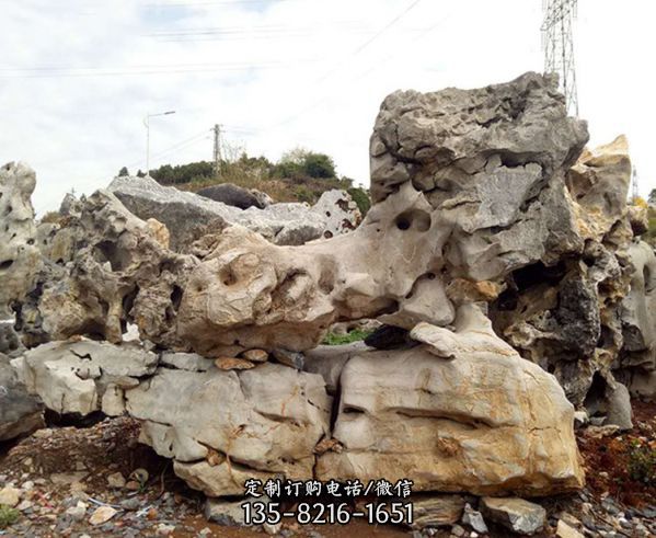 河灘戶外裝飾大型假山鏤空造景石（1）