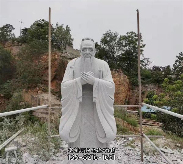 漢白玉石雕 園林景觀古代人物雕塑 （2）