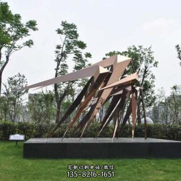 廣場(chǎng)大型不銹鋼創(chuàng)意景觀雕塑（1）